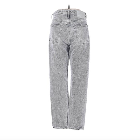 Rag & Bone Two-Tone Gray Distressed Mom Jeans - Picture 2 of 2